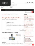 Basic Hydraulics - Flow Control Valves