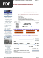 Contact Us: Guides in PDF: (Member Access) Welding Procedure Specification (WPS)