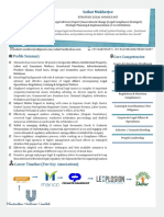 Profile Summary Core Competencies: Saikat Mukherjee