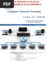 Computer Networks Practical: S.Y.B.Sc. I.T. - SEM III