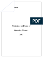 Guidelines For Design of Operating Theaters 2007: State of Kuwait Ministry of Health Infection Control Directorate