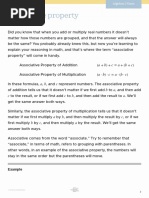 6.1 Associative Property PDF