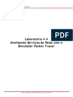 Laboratorio 4.4 - Analisando Servicos de Rede Com o Simulador Packet Tracer