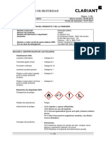 Clariant SDS Dodigen 2808 L Argentina Spanish