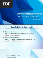 Diferensial Fungsi