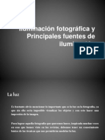 Iluminación Fotográfica y Principales Fuentes de Iluminación