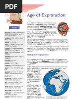 Age of Exploration Text Exercises