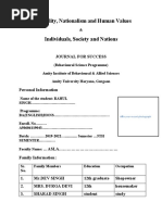 JOURNAL FOR SUCCESS - Sem V - Rahul Singh