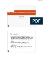 SRS - Software Requirement Specification