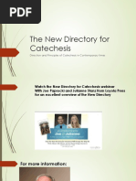 The New Directory For Catechesis DoD Presentation Final (Autosaved)