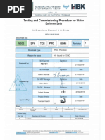 Testing and Commissioning Procedure For Water Softness Test