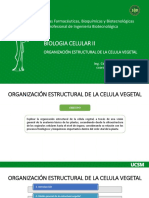 Tema 1 Organización Estructural de La Celula Vegetal