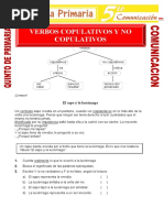 Verbos Copulativos y No Copulativos para Quinto de Primaria