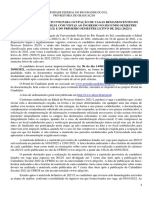 Edital de Chamamento 02.2021 Processo Seletivo 2021.1 2