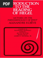 Alexandre Kojeve Introduction To The Reading of Hegel Lectures On The Phenomenology of Spirit 2