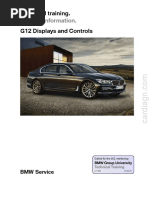 BMW 7 Series (G12) 2016+ Technical Doc - Displays and Controls