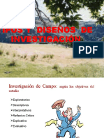 Tipos-Diseños de Investigación