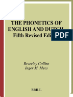 Beverley Collins, Inger M. Mees - The Phonetics of English and Dutch-Brill (2003)