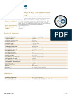 RS-485 2X22/7 AWG SF/UTP PVC Low Temperature: Design & Materials