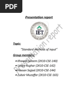 Presentation Report