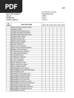 Analisis Kompetensi: Sekolah: Mata Pelajaran: Kelas: Semester: Tahun Ajaran