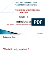 Unit-01 Introduction To Cryptography