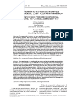 La Comprensión de Textos Desde Un Enfoque Multicomponencial. El Test Leer para Comprender