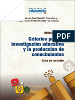 Módulo 1 Diplomado en Investigación - Documento Trabajo