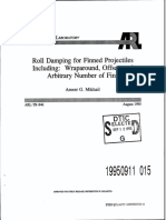 Roll Damping of m829 Apfsds