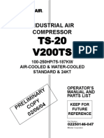 Sullair Industrial Air Compressor TS-20 V200TS