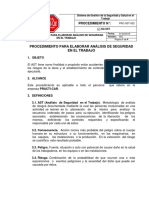 PRC-SST-022 Procedimiento para Elaborar AST