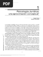 1 Capitulo 1. Psicologia Juridica Una Aproximacion Conceptual