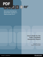 Mmpi 2 RF Pcir User Guide