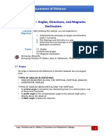 Module 3 Angles, Directions and Magnetic Declination