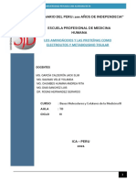 AA y Las Proteinas Como Electrolitos y Metabolismo Tisular