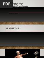 Aesthetics - What Is Art