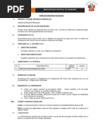 Especificaciones Tecnicas de Deposito de Expansion de Agua