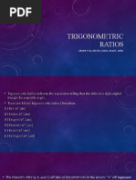 Trigonometric Ratios Gr. 9