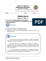 English 8: Department of Education