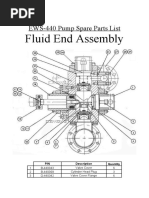 Fluid End Assembly: EWS-440 Pump Spare Parts List