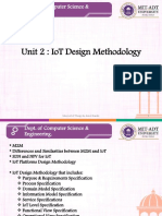 Unit 2: Iot Design Methodology: Dept. of Computer Science & Engineering