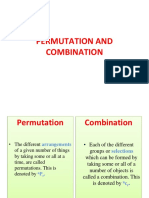 Permutation and Combination