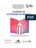 5o Grado. Cuaderno de Actividades Primaria. Septiembre 2021