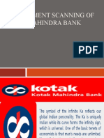 Environment Scanning of Kotak Mahindra Bank