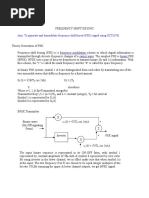 Experiment FSK Modulation Simulation