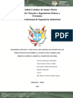 Universidad Catolica de Santa Maria Facultad de Ciencias e Ingenierias Físicas y Formales Escuela Profesional de Ingenieria Industrial