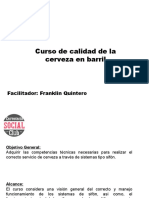 Curso de Calidad de La Cerveza en Barril