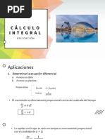 Cálculo Integral Aplicación