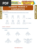 Números Primos y Compuestos para Quinto Grado de Primaria