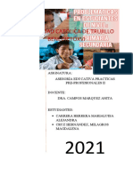 Imforme Ppp-Ii Problemática en Estudiantes Inicial y Secundaria